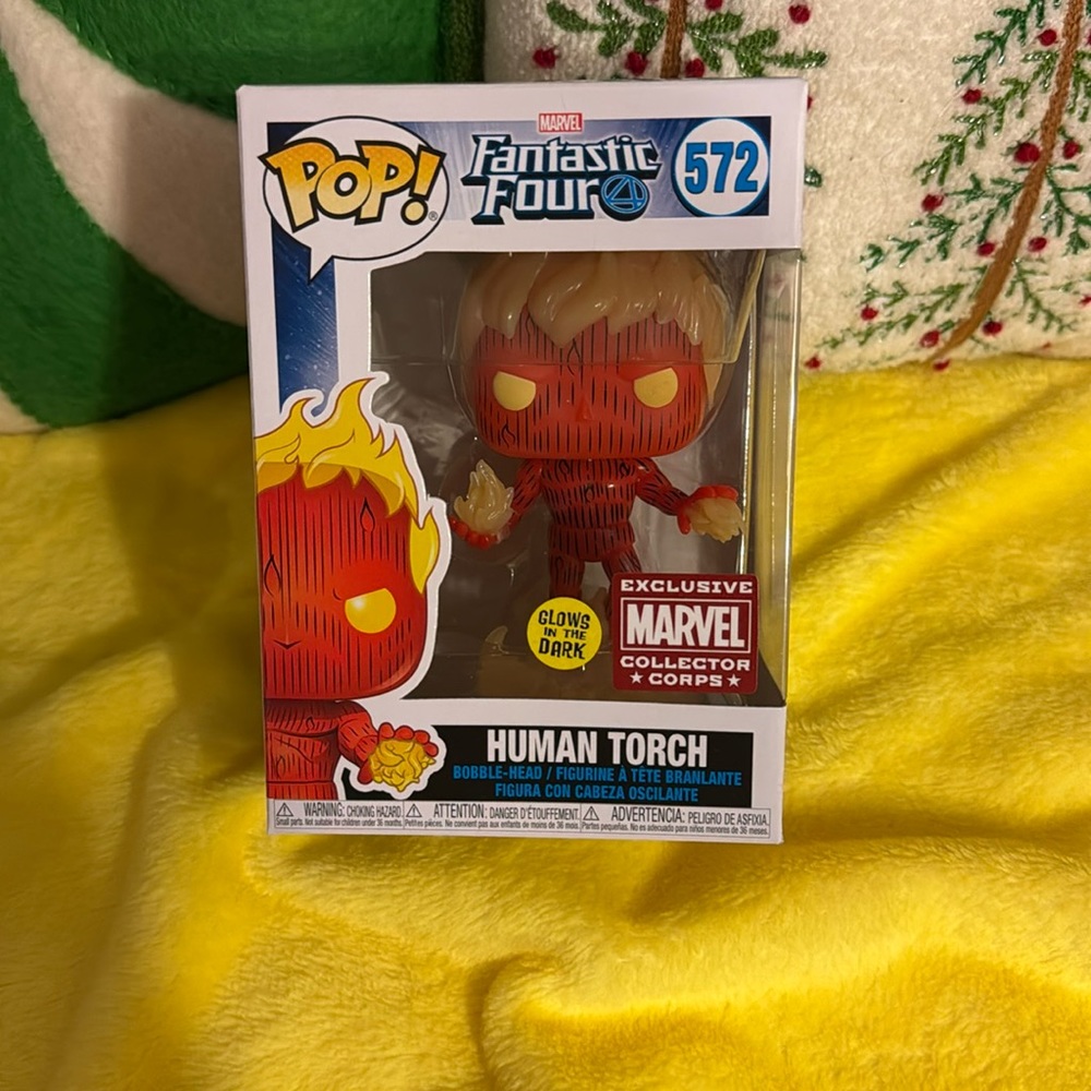 Funko Pop Human Torch from fantastic 4
